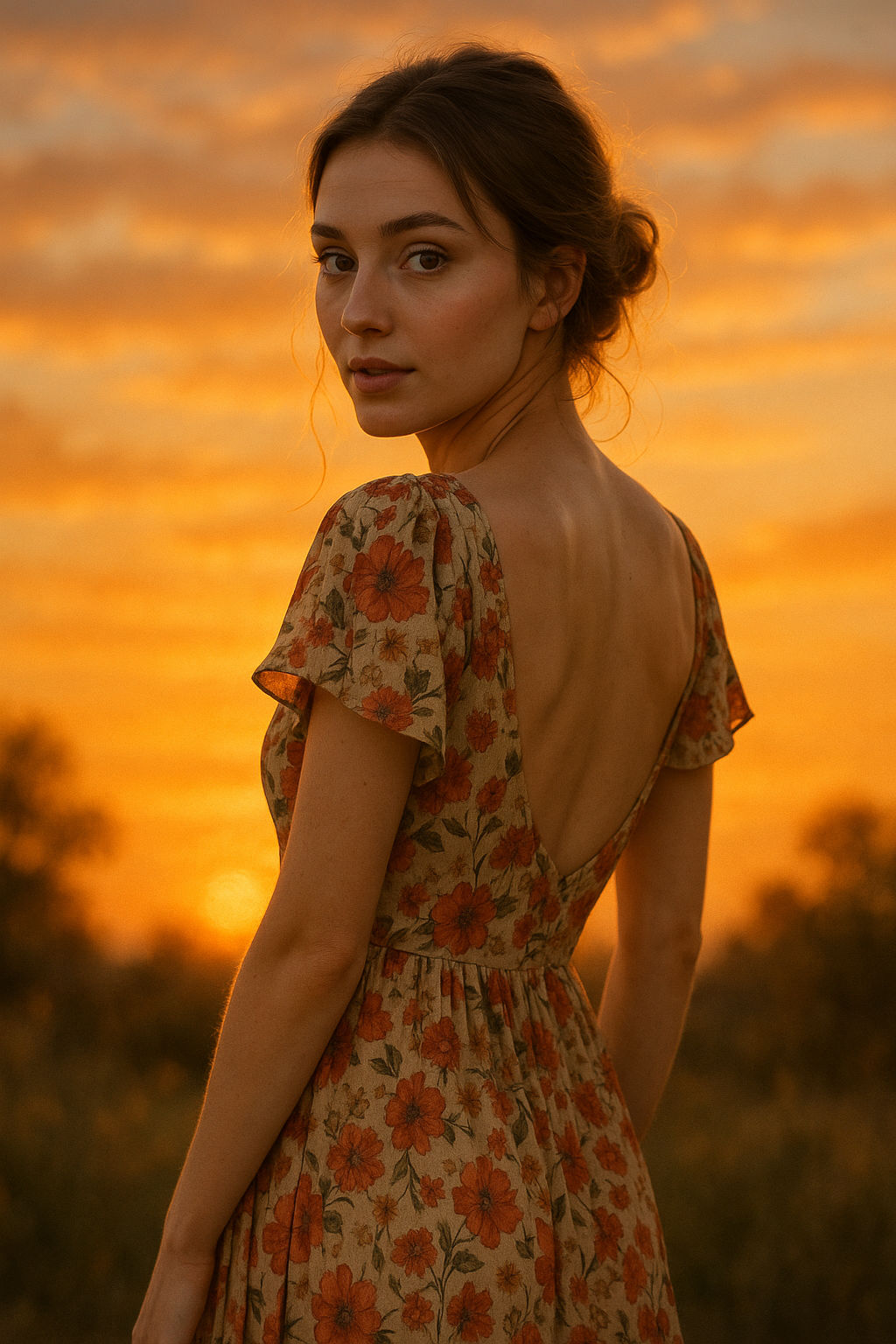 Floral Print Dress