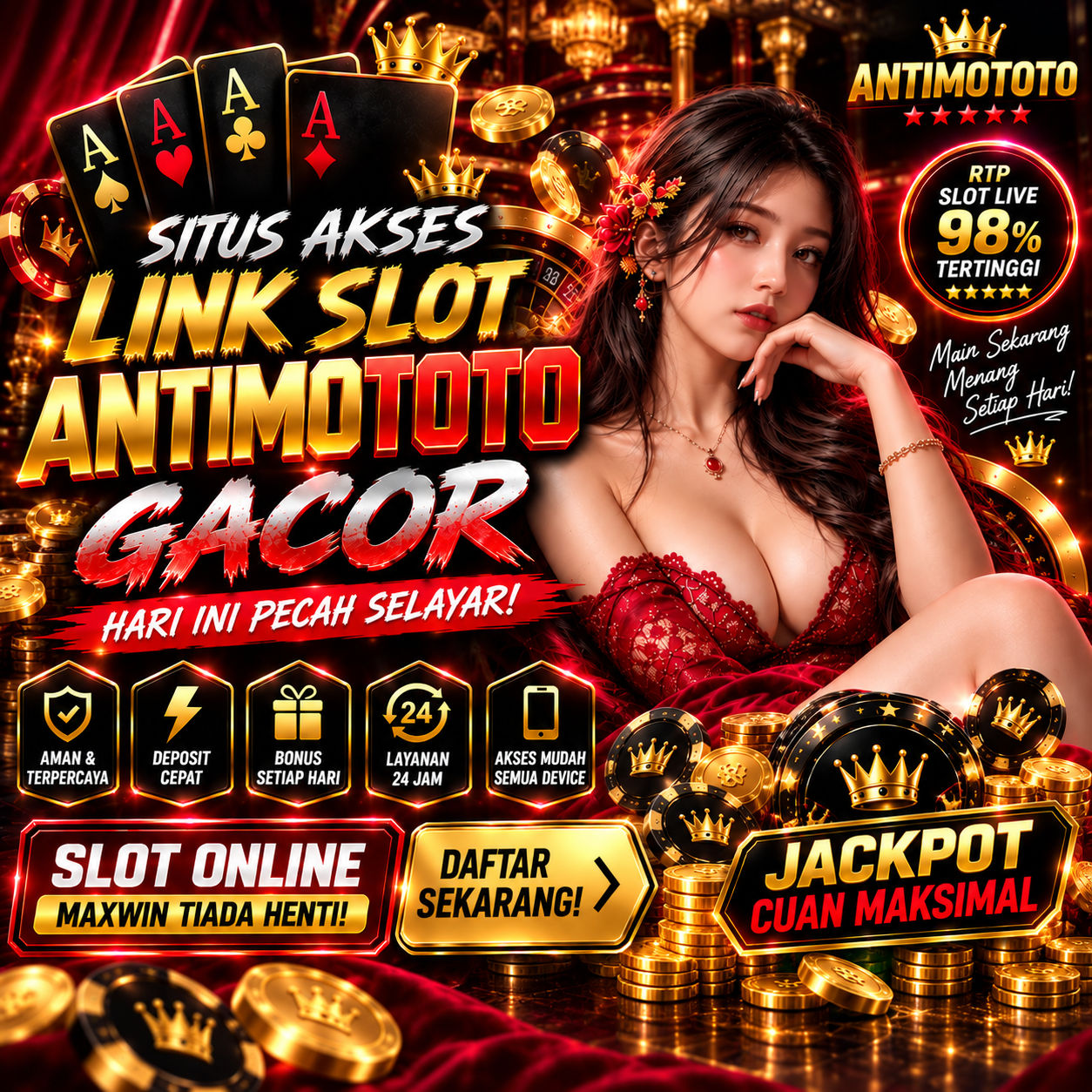 Tampilan utama aplikasi 99SL dengan akses permainan digital