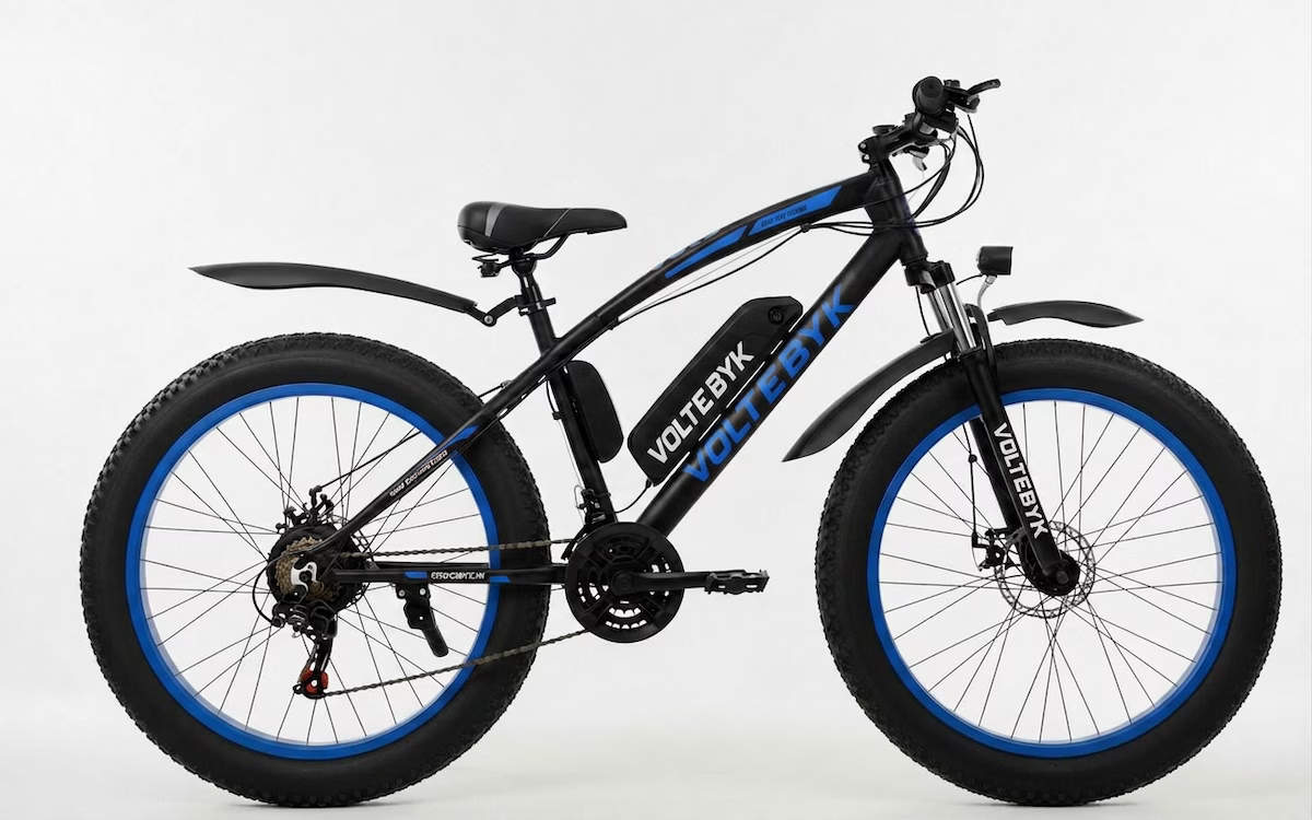 Voltebyk Electric Fat Bike 7.8 Ah - Blue - Electric from Voltebyk