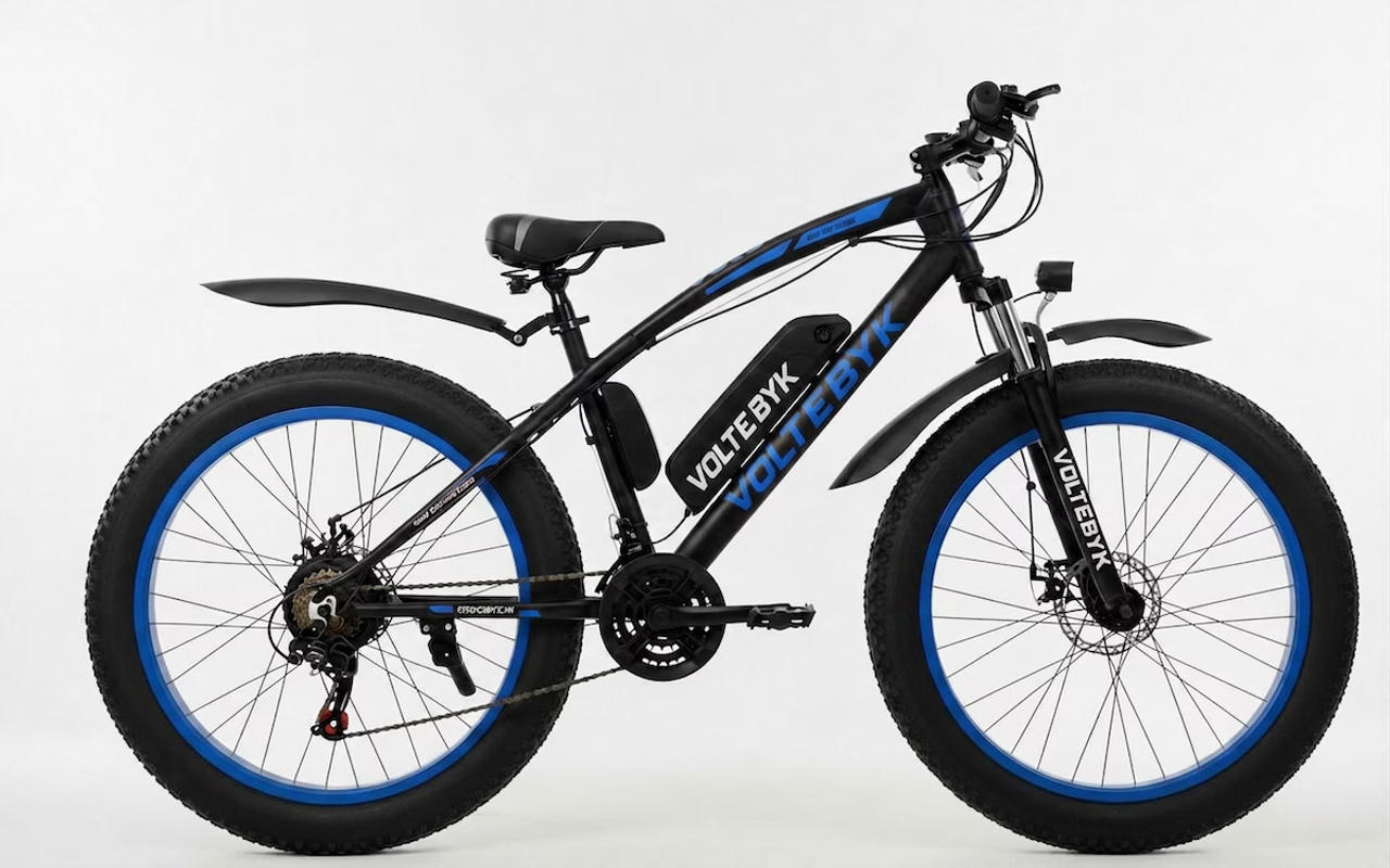 Product Image 1 of Voltebyk Electric Fat Bike 7.8 Ah - Blue - Electric from Voltebyk