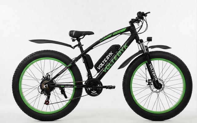 Voltebyk Electric Fat Bike 7.8 Ah - Green