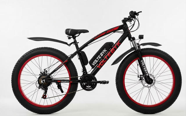 Voltebyk Electric Fat Bike 7.8 Ah - Red