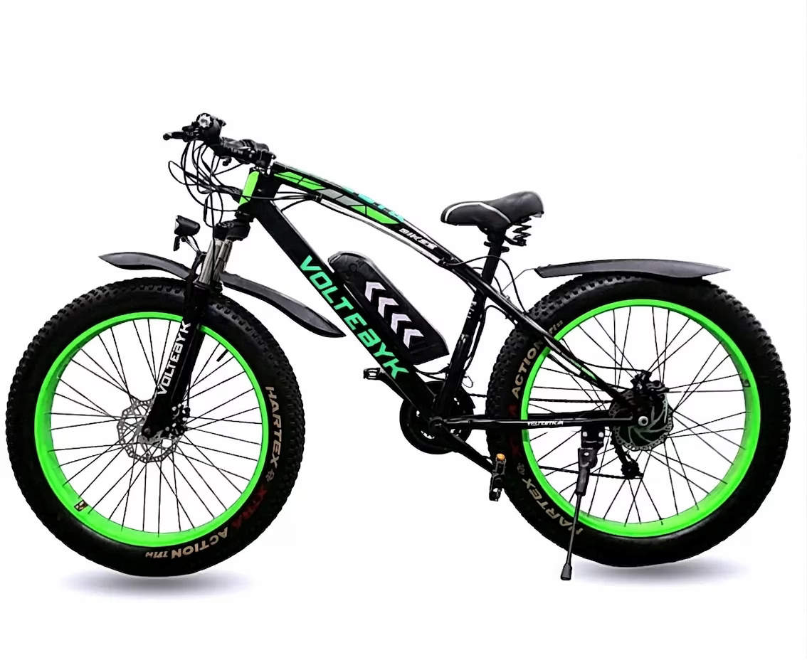 Turbo Pro Electric Fat Bike 7.8 Ah - Green - Electric from Voltebyk