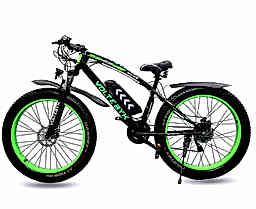 Thumbnail 1 of Turbo Pro Electric Fat Bike | Green - Electric Thumbnail 1 of Turbo Pro Electric Fat Bike | Green - Electric from Voltebyk