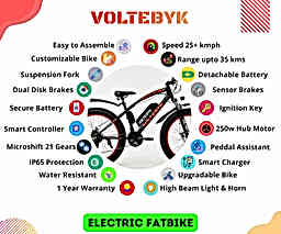 Thumbnail 5 of Voltebyk Electric Fat Bike 7.8 Ah - Green - Electric from Voltebyk