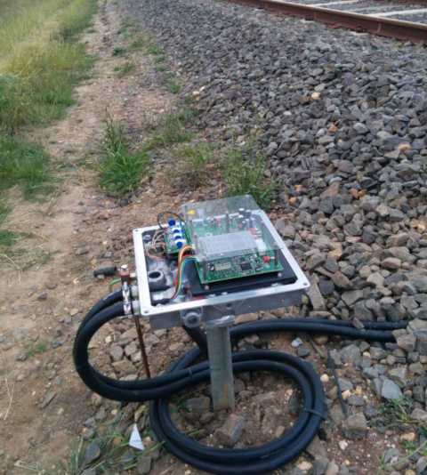 Train detection electronics