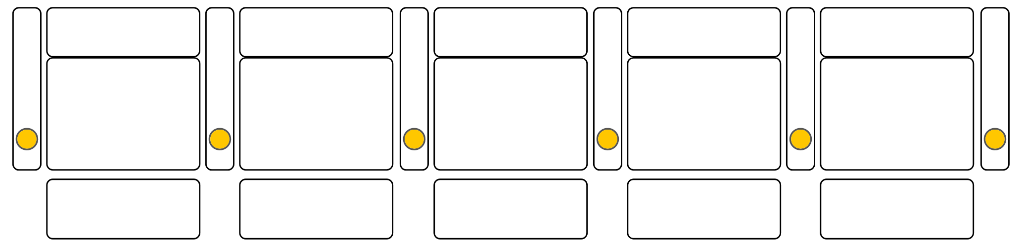 5-Seat Tandem Row