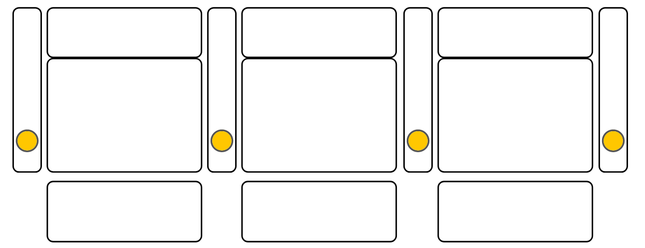3-Seat Tandem Row