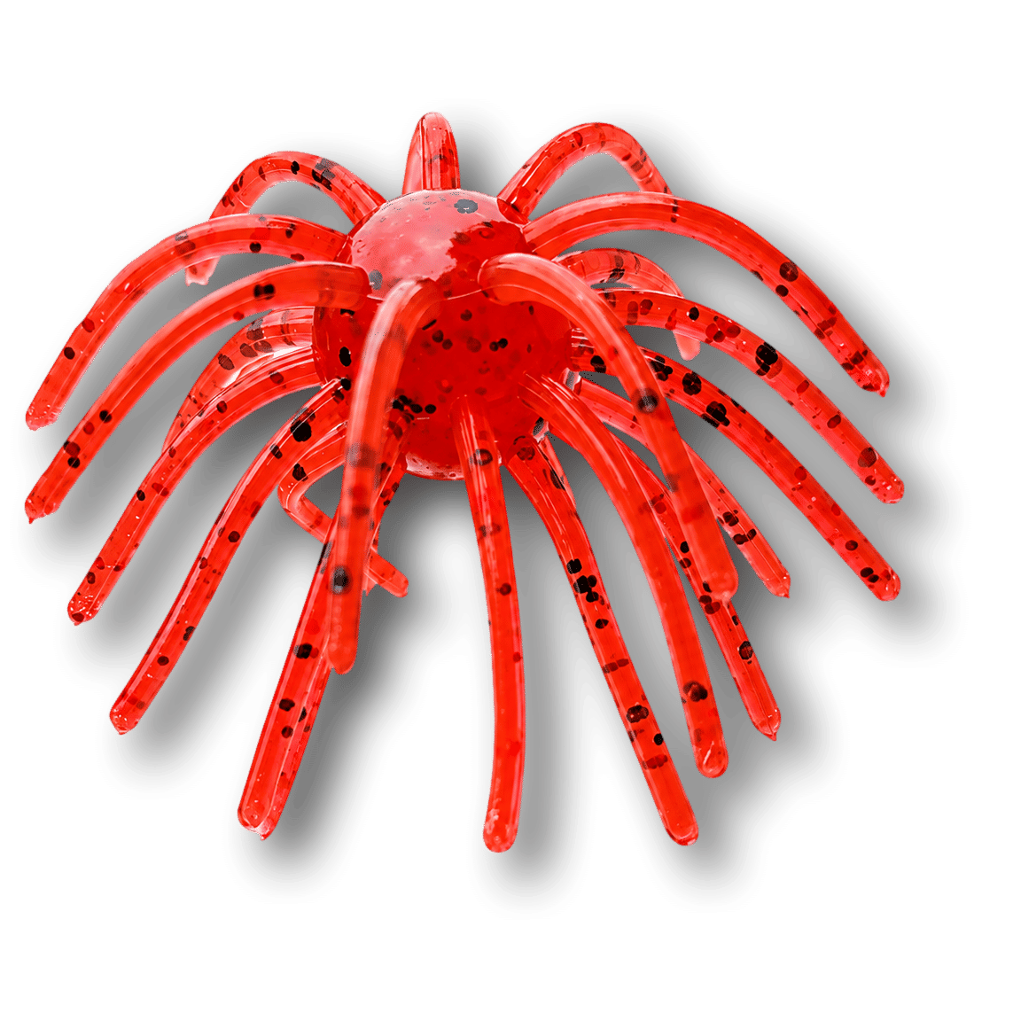 Compact Urchin-style soft plastic bait