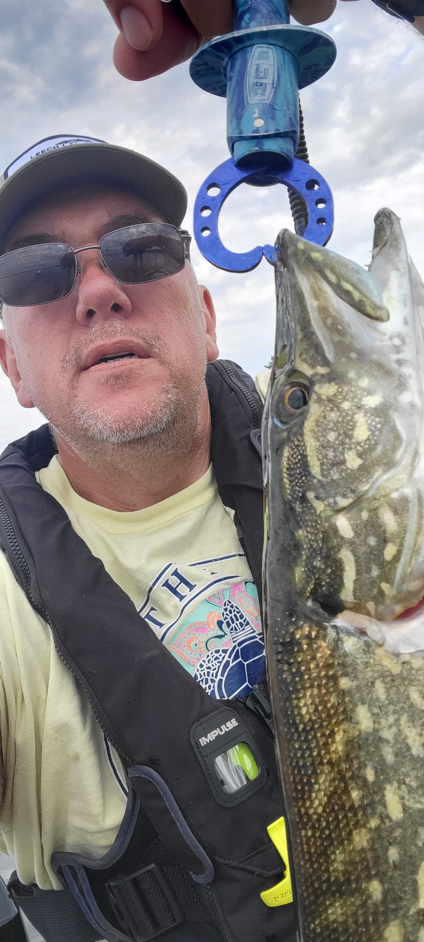 Bill Bass with fish