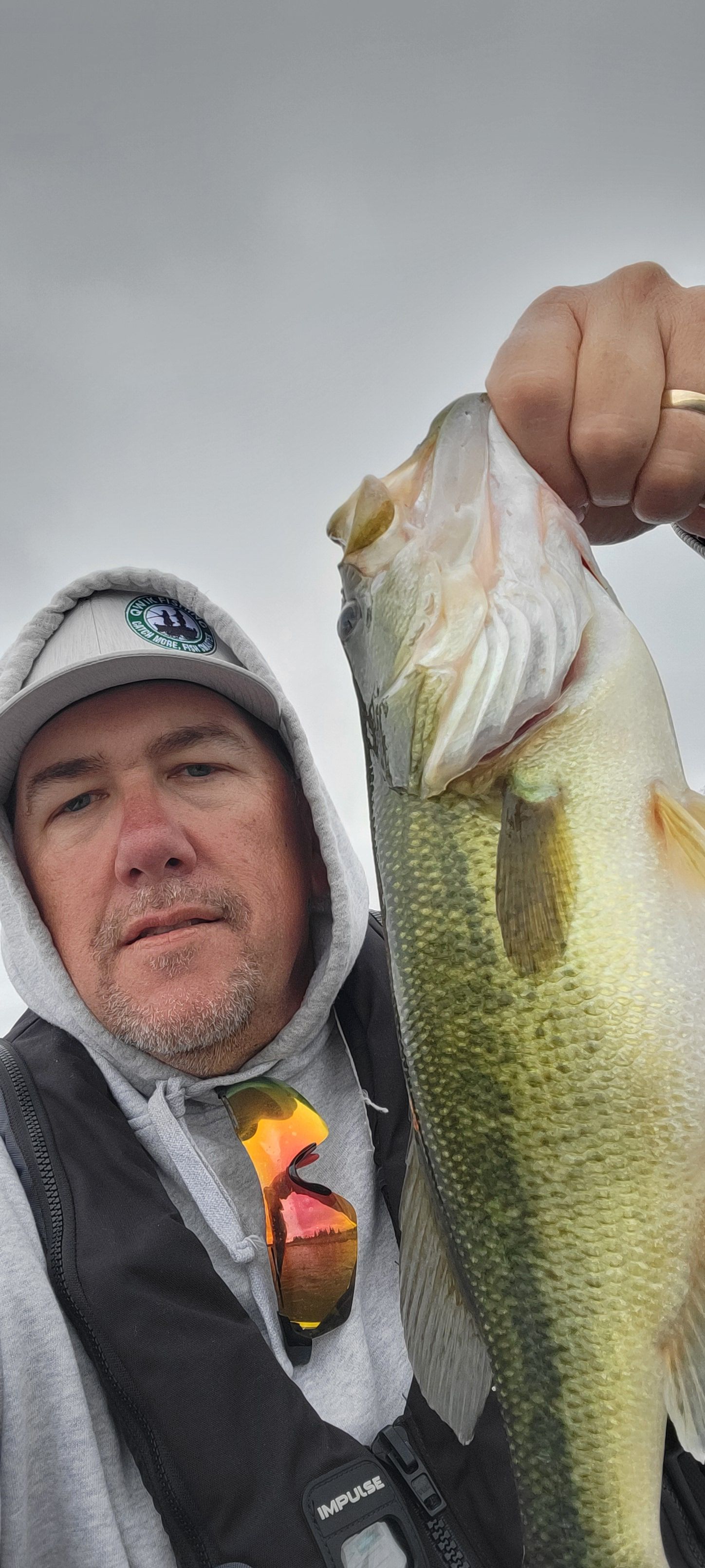 Bill Bass with catch