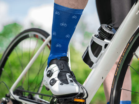 Leicht, steif und eng liegende Rennveloschuhe