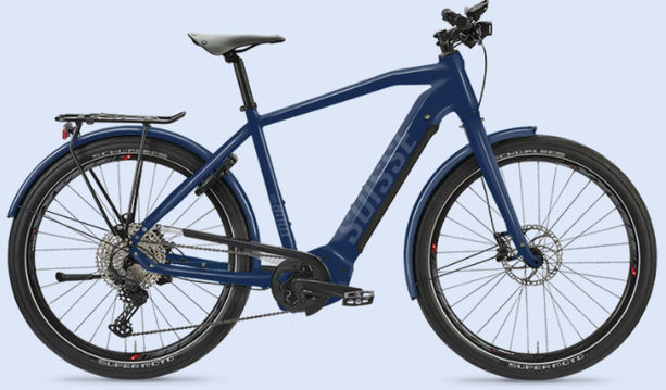 Tour de Suisse Broadway Urban Herren M dunkelblau glanz / Dekor transparent sport kaufen in Zurich #1 | velomarkt.ch