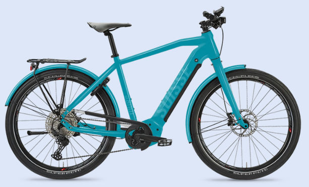 Tour de Suisse Broadway Urban Herren L caribbean blue glanz / Dekor transparent sport kaufen in Zurich #1 | velomarkt.ch