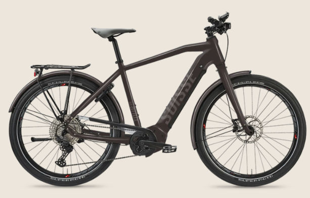 Tour de Suisse Broadway 45 Urban Herren XL quarzgrau glanz / Dekor transparent sport kaufen in Zurich #1 | velomarkt.ch