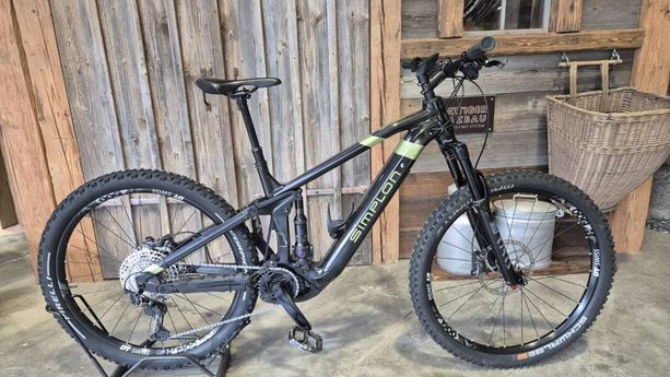 Simplon Steamer Pmax L Schwarz, Black Glossy/Olive Green Glossy kaufen in Turgovia #1 | velomarkt.ch