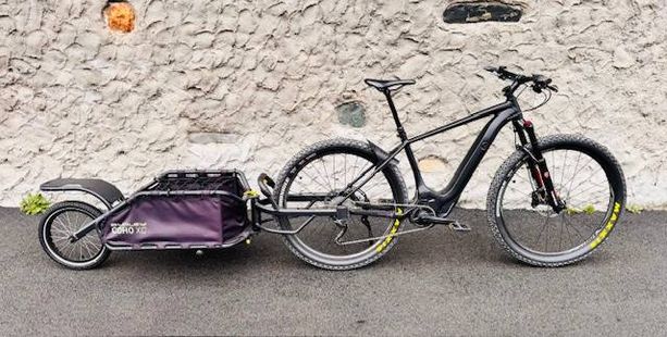 SPECIALIZED TUBRO LEVO mitt BURLEY Trailer kaufen in Tessin #1 | velomarkt.ch
