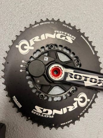 ROTOR INpower power meter crankset With Q-Rings (oval), 110 BCD, 11-speed kaufen in Zoug #1 | velomarkt.ch