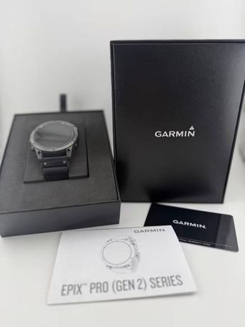 Montre GPS Garmin Epix Gen 2 Sapphire – Édition Titane – AMOLED – Excellent état kaufen in Wallis #1 | velomarkt.ch