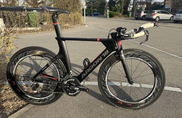 Argon 18 E-118 Temposport Triathlon / Time Trial Bike – Grösse M – Hochwertige Ausstattung kaufen in Aargau #1 | velomarkt.ch