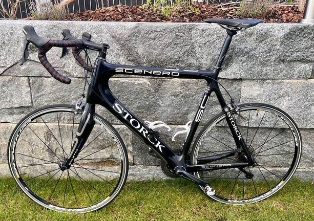 Rennrad Storck Scenero 62 schwarz mit weisser schrift kaufen in Aargau #1 | velomarkt.ch