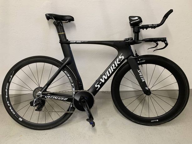 Specialized S-Works SHIV TT Black, M inkl. Zusatz Aero-Rad und Zubehör kaufen in Zurich #1 | velomarkt.ch
