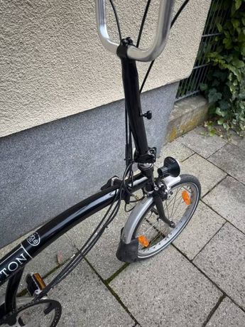 Brompton Klapprad schwarz 3 Gang kaufen in Wallis #1 | velomarkt.ch