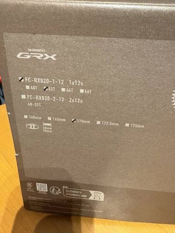 Shimano GRX Kurbelgarnitur - 42 Zähne, 170mm kaufen in Zurigo #1 | velomarkt.ch