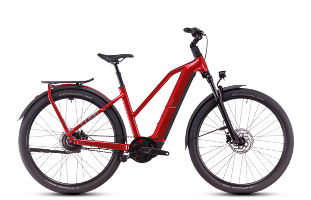 CUBE Kathmandu Hybrid Comfort Pro electricred´n´red Trapeze Trapeze 50 cm / S electricred´n´red kaufen in Grigioni #1 | velomarkt.ch