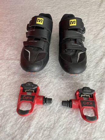 Rennvelo-Pedale LOOK KeO und Schuhe Mavic Ksyrium Elite kaufen in Lucerne #1 | velomarkt.ch
