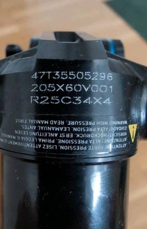 RockShox Vivid Ultimate RC2T, 205x60mm Trunnion – CHF 250.- VB kaufen in Berna #1 | velomarkt.ch