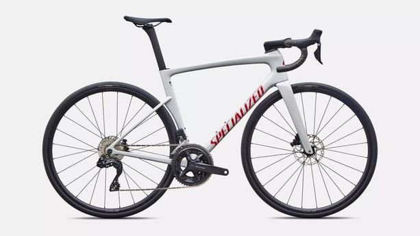 Specialized Tarmac SL9 Comp Di2 58 Gloss Dolomite Metallic / Cayenne Metallic kaufen in Lucerne #1 | velomarkt.ch