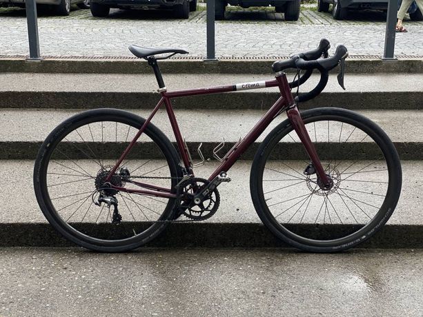 Crema "Schotter" - Gravelbike, Rennrad mit handgefertigtem Stahlrahmen und ENVE Carbongabel kaufen in St. Gallen #1 | velomarkt.ch