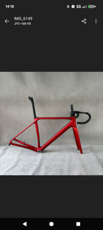 Rennvelo Frameset Carbon Rot kaufen in Berna #1 | velomarkt.ch