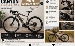 GRAVEL RENNVELO E-BIKE 500W | Quasi neu mit Anhänger noch im Karton | velomarkt.ch