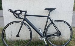 New Najbr Cycle - Rennrad / Cyclocross-Bike | Mattschwarzes Rennrad mit Rennlenker | velomarkt.ch