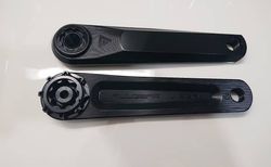 Alugear VEGA AL Kurbelarmset 170mm, DUB | Direct Mount (SRAM 8-Bolt) - schwarz | Geeignet für Rennrad, Gravel und Cyclecross | velomarkt.ch