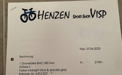 BMC URS two kaufen in Wallis #2 | velomarkt.ch