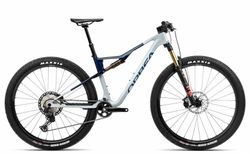 Orbea OIZ M10 M Halo Silver-Blue Carbon View | WC1079B | velomarkt.ch
