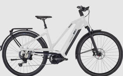 Cresta eGiro Neo GT Gor | F615g ultra weiss glanz, 47 cm / 19" (SM), Cues U6000, 10 Fach | velomarkt.ch