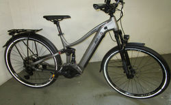 Cresta e Giro Neo DS Fully 44.5cm DM CX PT625W | grau, 43.18 cm / 17" (M), Shimano XT11 speed, | velomarkt.ch