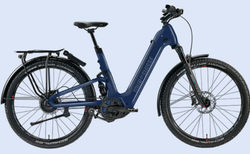 Tour de Suisse Nuvola S dunkelblau glanz / Dekor transparent klassisch | Nuvola | velomarkt.ch