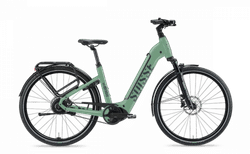 Tour de Suisse CHARISMA 25 km/h | lindgrün glanz, 42 cm / 17", Enviolo - Manuell und Gates-Carbonriemen | velomarkt.ch