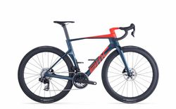 BMC Teammachine R01 Three 54cm petrol/rot | Neue Sram Force mit Powermter und ICS Aero Cockpit | velomarkt.ch