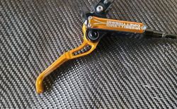 MTB-Scheibenbremsen Trickstuff Direttissima C41 in Schwarz/Gold | Ich verkaufe Trickstuff Direttissima C41-Bremsen | velomarkt.ch