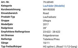 Rennräder Fuchs-Movesa kaufen in Berne #2 | velomarkt.ch