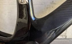 Schöner oldschool Carbon Rahmen kaufen in Zurigo #5 | velomarkt.ch