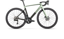 Scott Addict RC 30 | frozen green/carbon black, S, Shimano 105 Di2 RD-R7150, 24 Speed, Electronic Shift System | velomarkt.ch