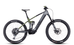 Cube Stereo Hybrid 160 HPC TM 750 E-Fully 27.5 flashgrey´n´olive Grösse 16" | Neurad Modelljahr 2023/24, Neupreis 6'199.00 | velomarkt.ch