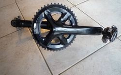 Shimano Kurbel 46/36 | inkl. Pedale / Versand möglich | velomarkt.ch